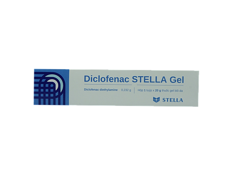 Gel bôi giảm đau, kháng viêm Diclofenac Stella gel (20g)