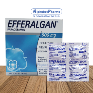 Viên sủi giảm đau, hạ sốt Efferalgan 500mg (10 vỉ x 4 viên/hộp)