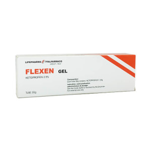 Thuốc bôi giảm đau các bệnh xương khớp Flexen Gel 2,5% (50g)