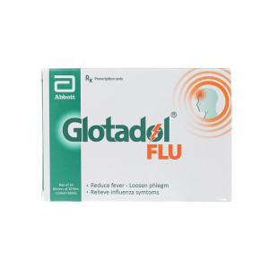 Thuốc trị cảm cúm Glotadol F (10 vỉ x 10 viên/hộp)