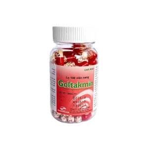 Thuốc trị cảm cúm, hạ sốt Goltakmin Hadiphar (100 viên/chai)