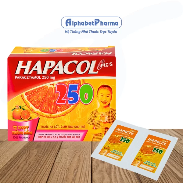 Hapacol 250mg (24 sachets/box)