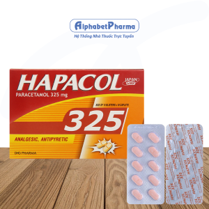 Thuốc giảm đau, hạ sốt Hapacol 325mg (10 vỉ x 10 viên/hộp)