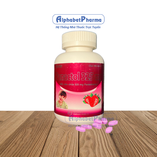 Thuốc giảm đau, hạ sốt Panactol 325mg (300 viên/chai)