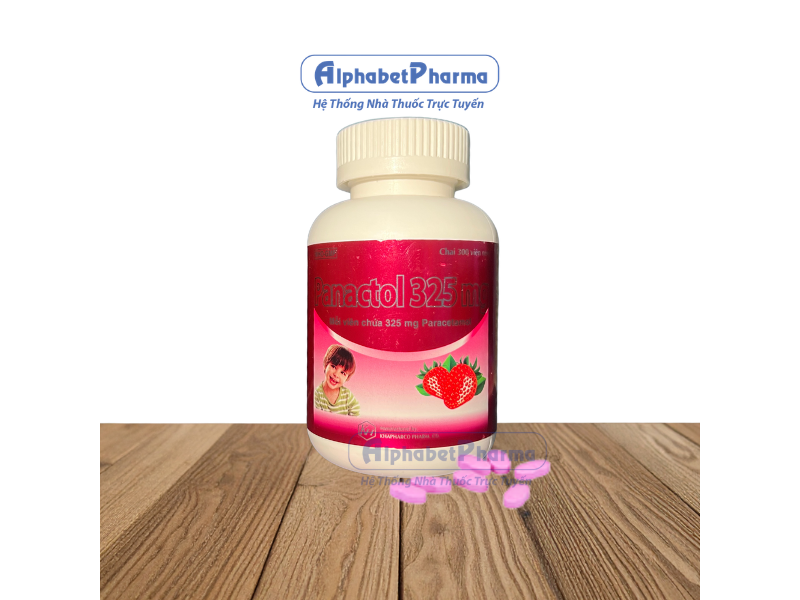 Thuốc giảm đau, hạ sốt Panactol 325mg (300 viên/chai)