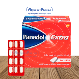 Thuốc giảm đau, hạ sốt Panadol Extra (15 vỉ x 12 viên/hộp)