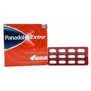 Thuốc giảm đau, hạ sốt Panadol Extra (15 vỉ x 12 viên/hộp)