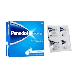 Thuốc giảm đau, hạ sốt Panadol dạng viên sủi (6 vỉ x 4 viên/hộp)