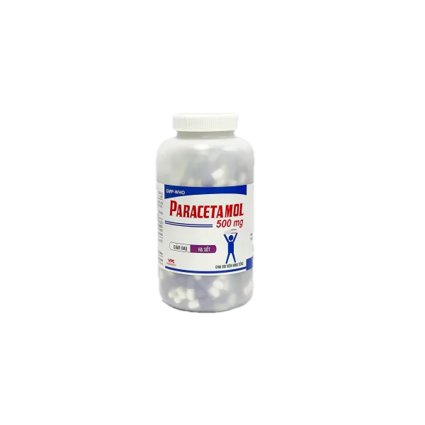 Paracetamol 500mg VPC white-purple (500 capsules/box)