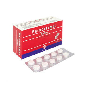 Thuốc giảm đau, hạ sốt Paracetamol 500mg Vidipha (10 vỉ x 10 viên/hộp)