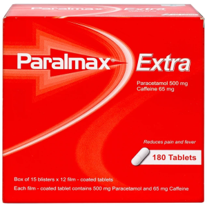  Thuốc giảm đau, hạ sốt Paralmax Extra (15 vỉ x 12 viên/hộp)