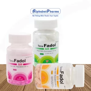 Thuốc giảm đau, hạ sốt Tana Fadol 325mg (200 viên/chai)