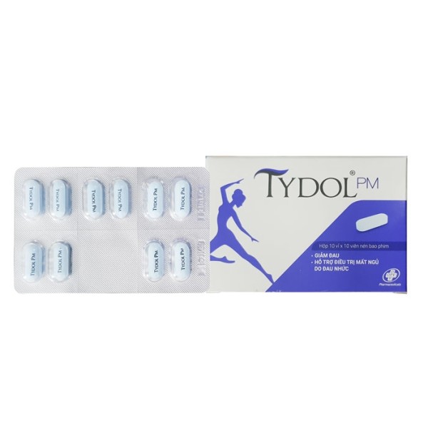 Thuốc giảm đau, hạ sốt Tydol PM (10 vỉ x 10 viên/hộp)