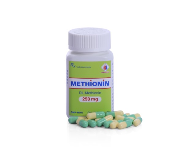 Thuốc trị quá liều paracetamol Methionin 250mg DMC (100 viên/chai)