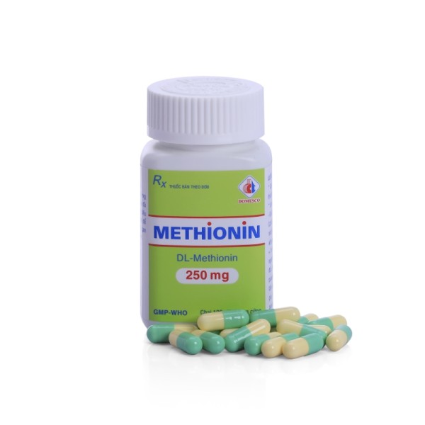 Thuốc trị quá liều paracetamol Methionin 250mg DMC (100 viên/chai)