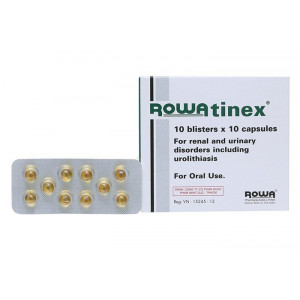 Thuốc điều trị sỏi niệu, sỏi thận Rowatinex (10 vỉ x 10 viên/hộp)