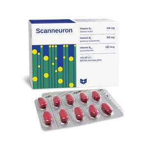 Thuốc điều trị các bệnh rối loạn hệ thần kinh Scanneuron (10 vỉ x 10 viên/hộp)