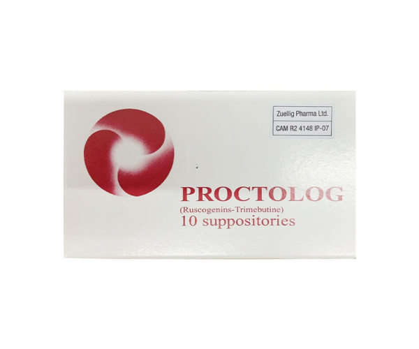 Thuốc điều trị bệnh trĩ Proctolog dạng viên đặt (2 vỉ x 5 viên/hộp)