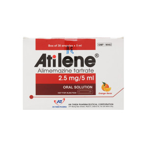 Dung dịch uống chống dị ứng Atilene 2.5mg/5ml (30 ống/hộp)