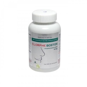 Thuốc điều trị viêm mũi dị ứng, chảy nước mũi Clorpheboston 4mg (1000 viên/chai)