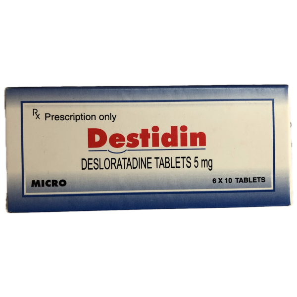 Thuốc chống dị ứng, kháng histamin Destidin (10 vỉ x 10 viên/hộp)