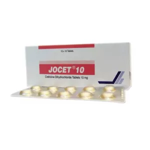 Jocet 10mg (10 vỉ x 10 viên/hộp)