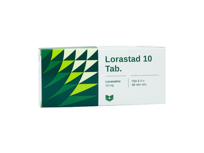 Thuốc chống dị ứng Lorastad 10mg (10 vỉ x 10 viên/hộp)