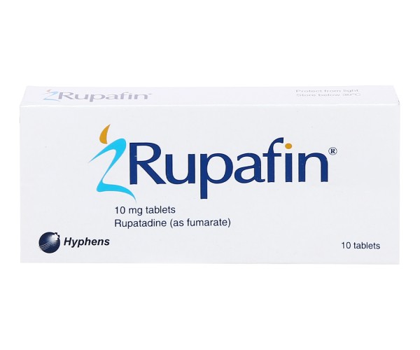 Thuốc điều trị viêm mũi dị ứng, mề đay Rupafin 10mg (10 viên/hộp)