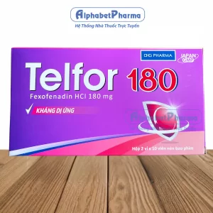 Telfor 180mg (2 vỉ x 10 viên/hộp)