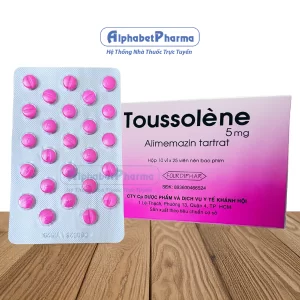 Toussolene 5mg (10 vỉ x 25 viên/hộp)