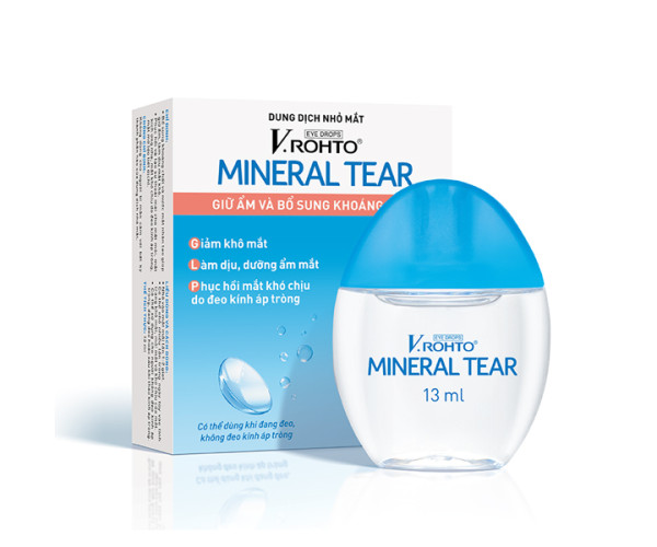 Dung Dịch nhỏ mắt V.Rohto Mineral Tear (13ml)