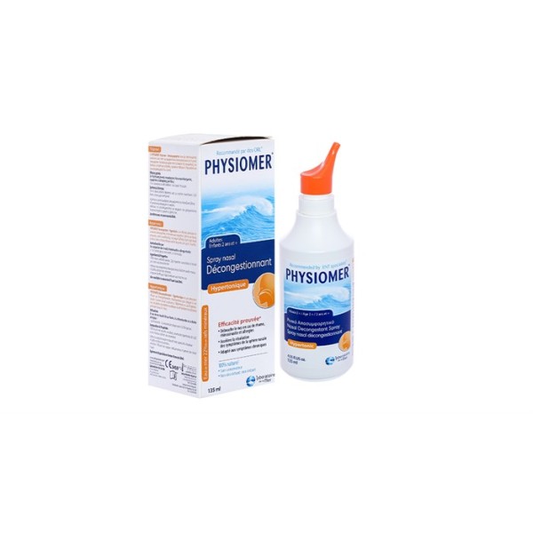 Nước biển xịt mũi Physiomer Decongestant Hypertonic (135ml)