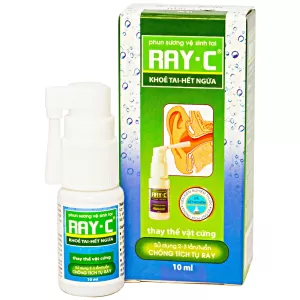 Dung dịch phun sương vệ sinh tai, làm sạch ráy tai Ray-C (10ml)