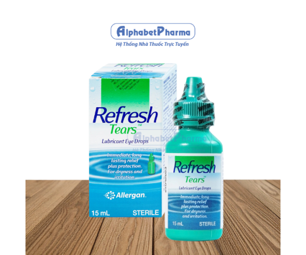 Thuốc nhỏ mắt làm trơn mắt Refresh Tears (15ml)