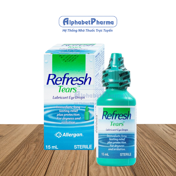 Thuốc nhỏ mắt làm trơn mắt Refresh Tears (15ml)