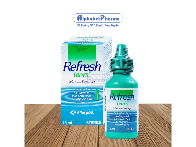 Thuốc nhỏ mắt làm trơn mắt Refresh Tears (15ml)