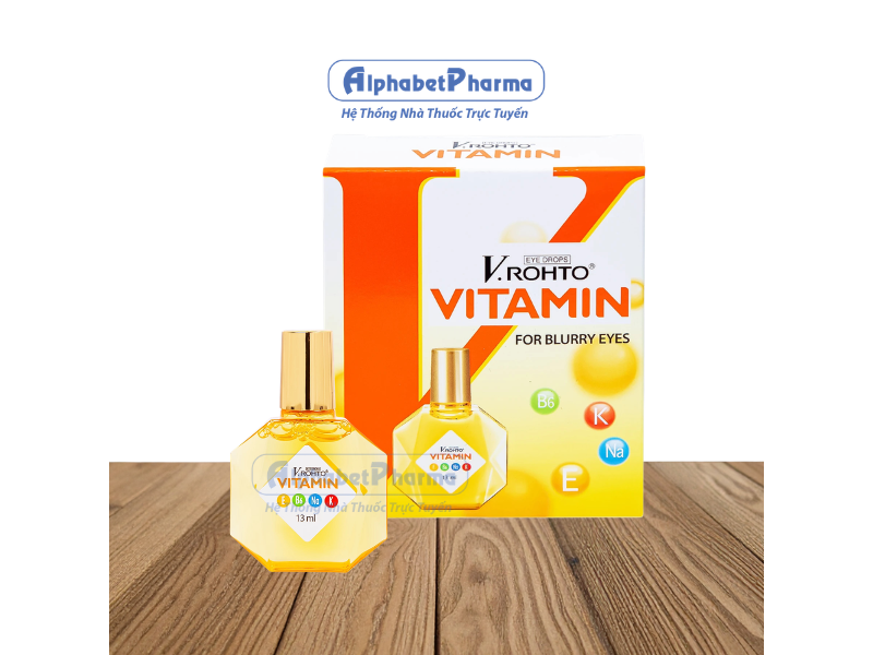 Thuốc nhỏ mắt cải thiện tình trạng mờ mắt V. Rohto Vitamin (13ml)