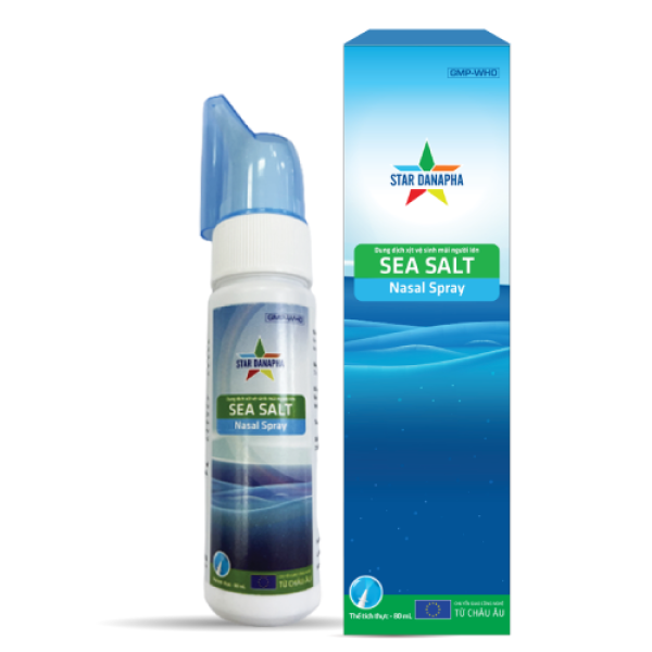 Dung dịch xịt vệ sinh mũi Sea Salt Nasal Spray người lớn (80ml)