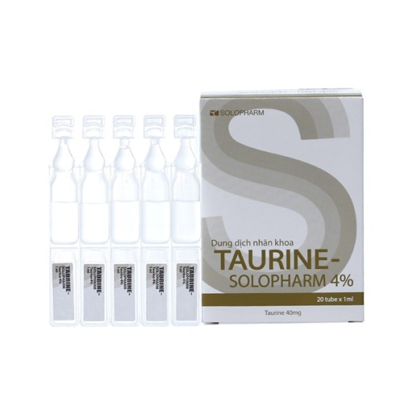 Thuốc nhỏ mắt Taurine Solopharm 4% (20 ống/hộp)