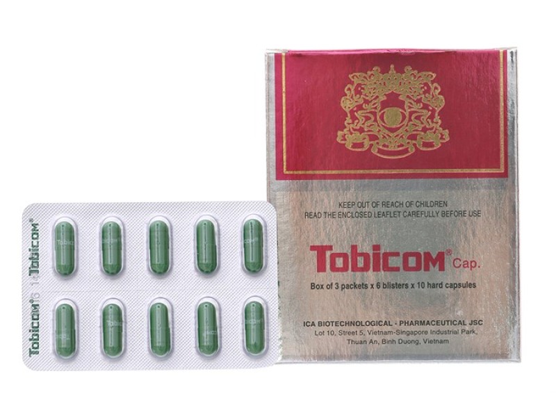 Thuốc bổ mắt Tobicom (18 vỉ x 10 viên/hộp)