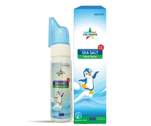 Dung dịch xịt vệ sinh mũi Sea Salt Nasal Spray for kids (80ml)