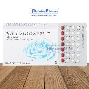 Thuốc tránh thai Rigevidon (3 vỉ x 21+7 viên nén/hộp)