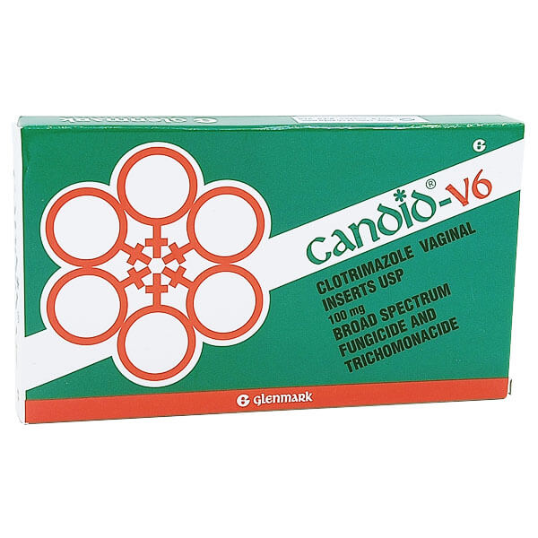 Viên đặt âm đạo trị nhiễm nấm Candida Candid-V6 (6 viên/hộp)