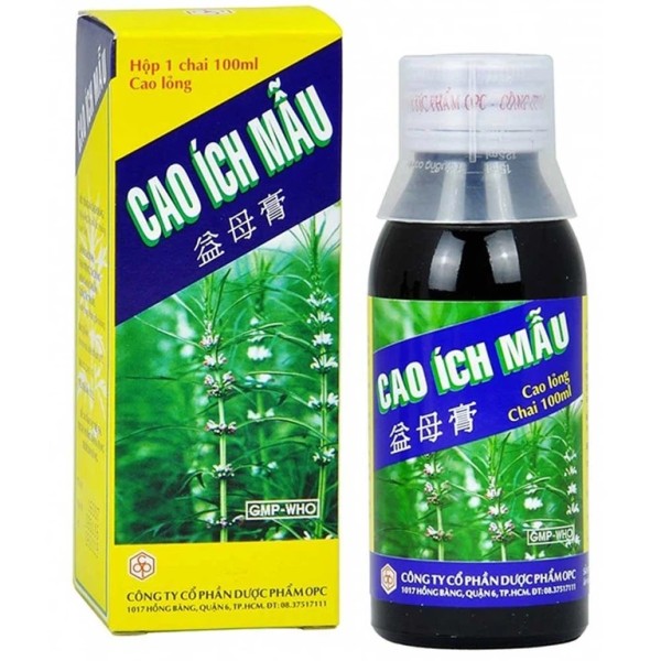 Thuốc uống điều trị kinh nguyệt không đều Cao Ích Mẫu OPC (100ml)