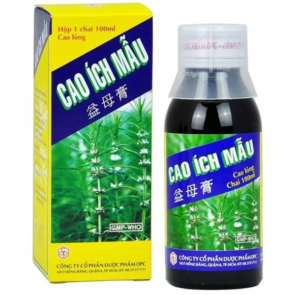 Thuốc uống điều trị kinh nguyệt không đều Cao Ích Mẫu OPC (100ml)