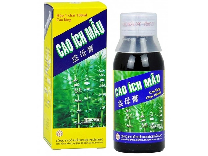 Thuốc uống điều trị kinh nguyệt không đều Cao Ích Mẫu OPC (100ml)