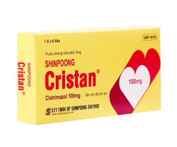 Viên đặt phụ khoa Cristan (6 viên/hộp)