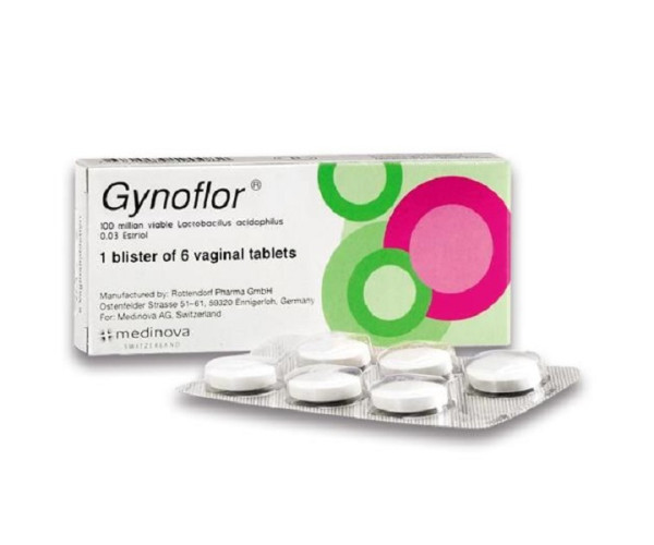 Viên đặt âm đạo dự phòng và trị nhiễm khuẩn âm đạo Gynoflor (6 viên/hộp)