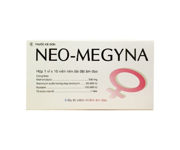 Thuốc đặt phụ khoa Neo-Megyna (10 viên/hộp)
