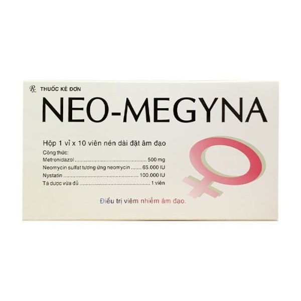 Thuốc đặt phụ khoa Neo-Megyna (10 viên/hộp)
